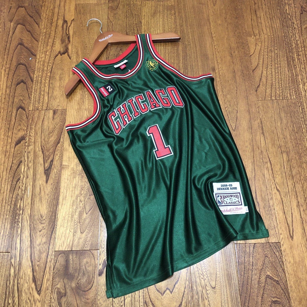 Derrick Rose Chicago Bulls Throwback Jersey St. Patrick’s Day