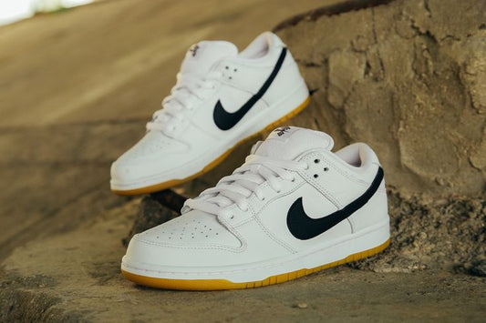 SB Dunk Low Orange Label White Black