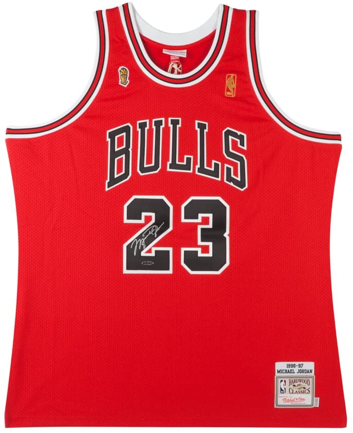 Michael Jordan Chicago Bulls Trophy Throwback Jersey