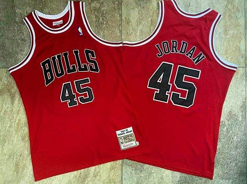 Michael Jordan #45 Chicago Bulls Throwback Jersey