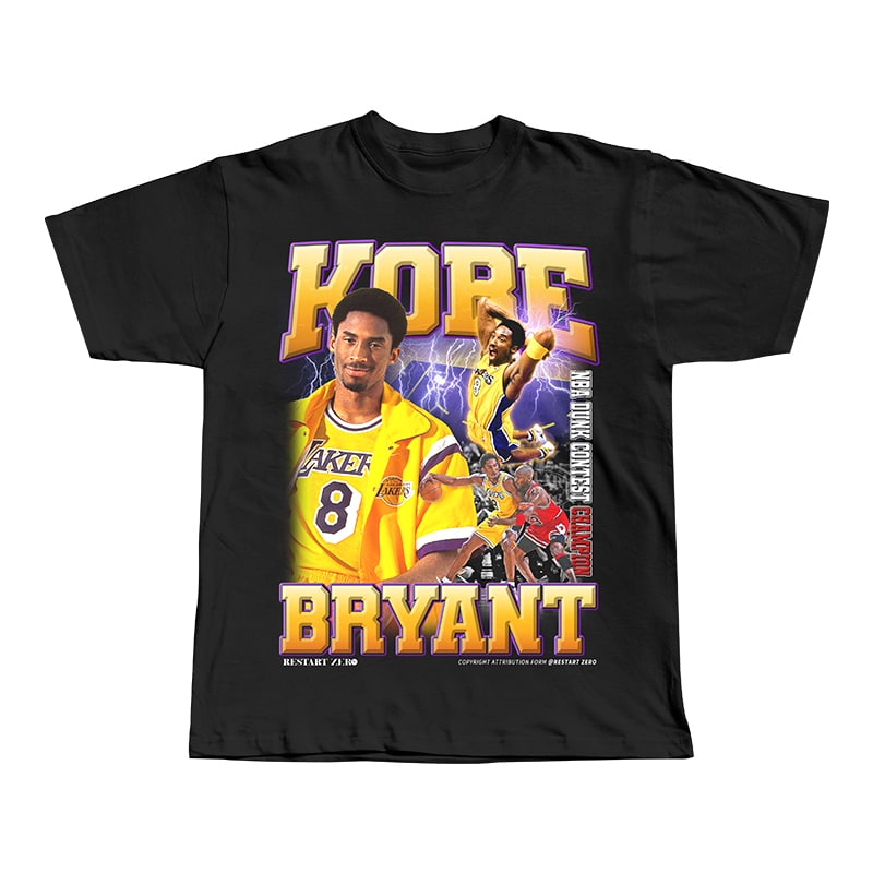 Kobe Bryant Vintage Graphic Shirt