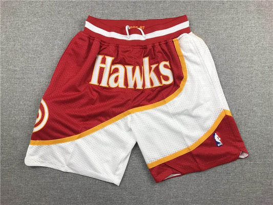 Atlanta Hawks Throwback Basketball Shorts