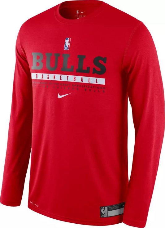 Chicago Bulls Practice Long Sleeve