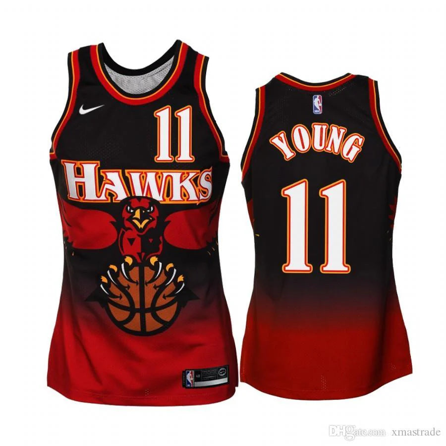 Trae Young Atlanta Hawks Throwback Jersey