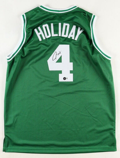 Jrue Holiday Boston Celtics Signed Jersey with Certificate Of Authencity