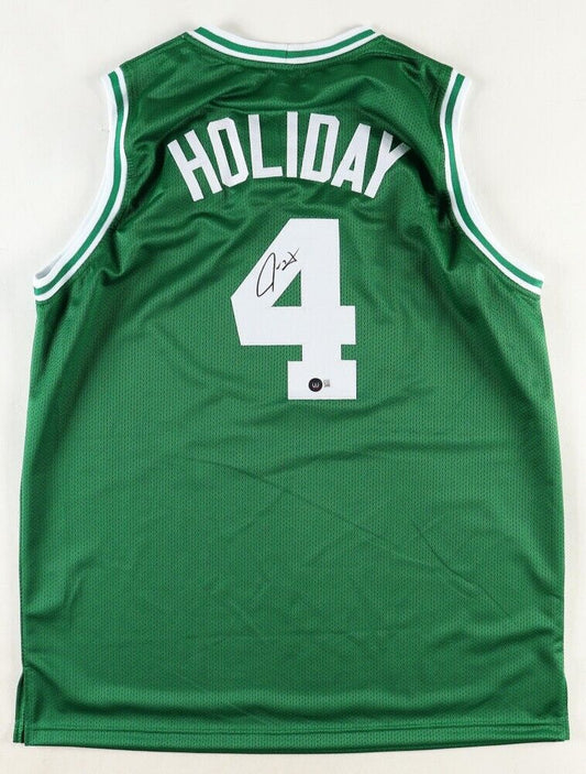 Jrue Holiday Boston Celtics Signed Jersey with Certificate Of Authencity