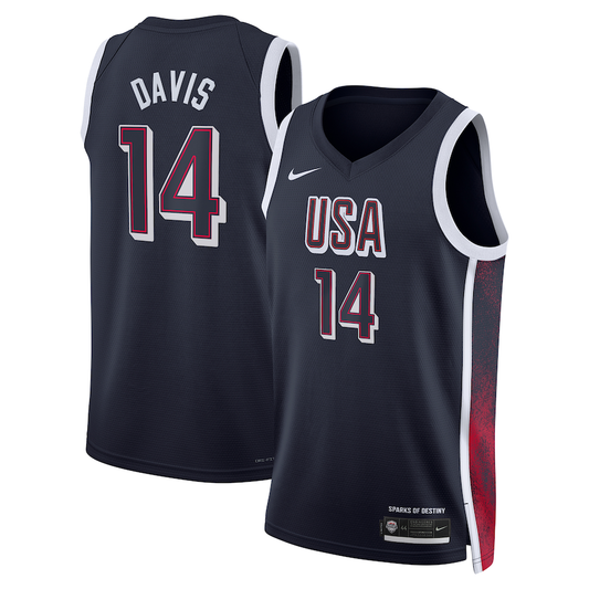 Anthony Davis 2024 Team USA Olympic Jersey