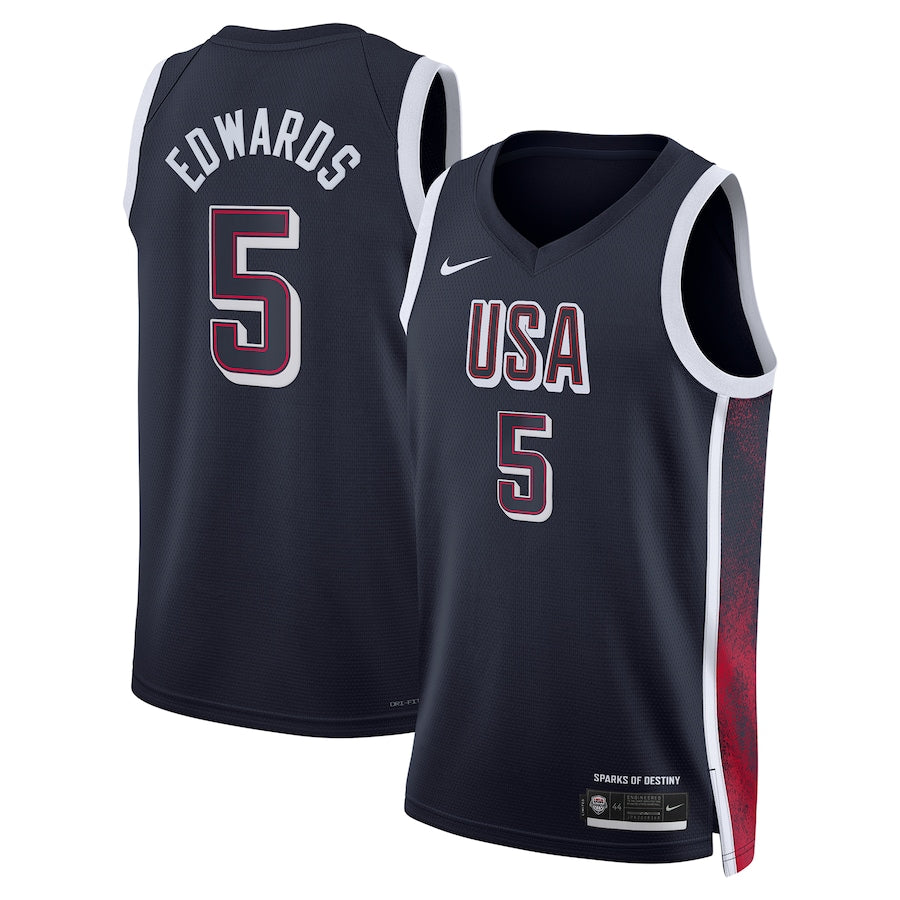 Anthony Edwards 2024 Team USA Olympic Jersey