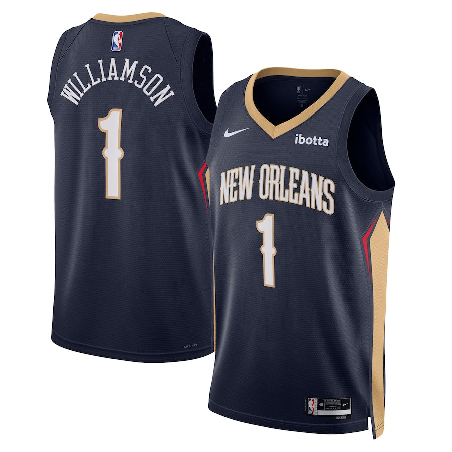 Zion Williamson New Orleans Pelicans NAVY